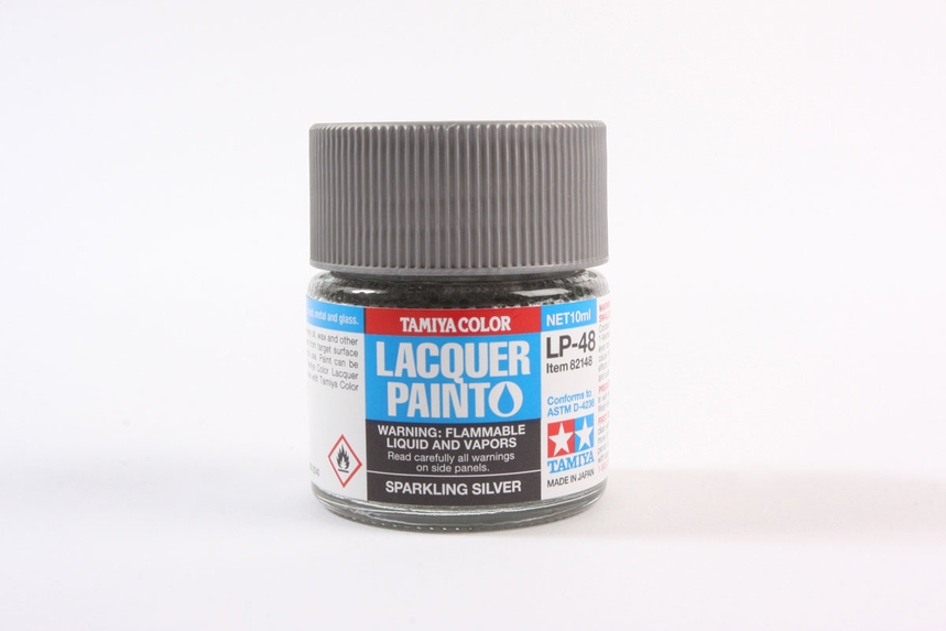 Tamiya Lacquer Lp-48 Sparkling Silver