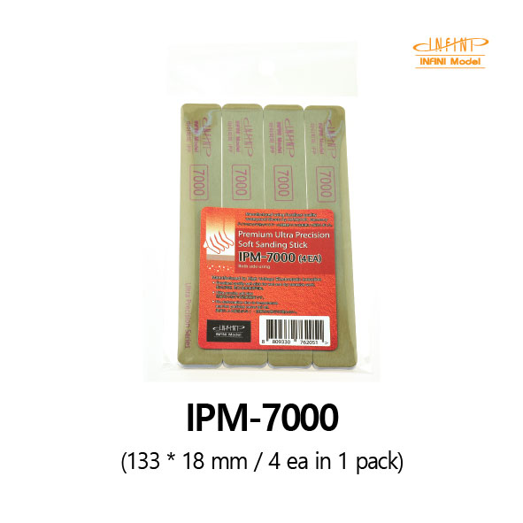 Infini Premium Ultra-Precision Soft Matador Stick Sandpaper IPM #7000 (4pcs)