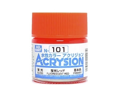 Acrysion N101 - Fluorescent Red (Semi-Gloss/Primary)