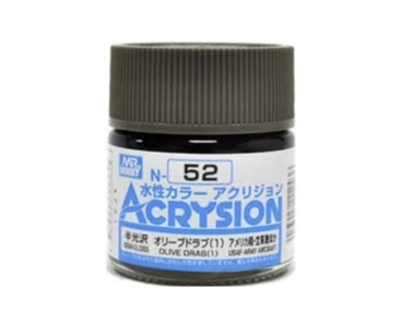 Acrysion N52 - Olive Drab 1 (Semi-Gloss)