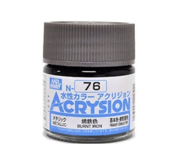Acrysion N76 - Burnt Iron (Metallic/Primary)