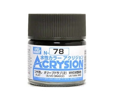Acrysion N78 - Olive Drab (2) (Flat)