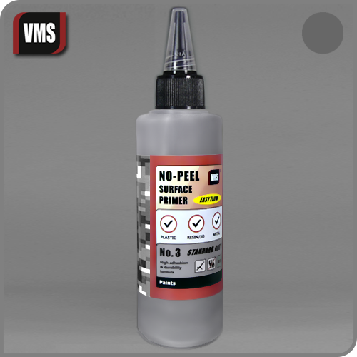 VMS No-Peel Surface Primer NO.3 STANDARD GREY 100ml