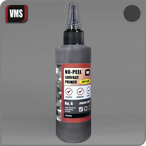 VMS No-Peel Surface Primer NO.4 PANZER GREY 100ml