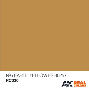 AK Real Colors RC030 Nº6 Earth Yellow FS 30257 – Obrázok 2