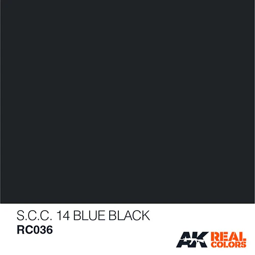 AK Real Colors RC036 S.C.C. 14 Blue Black
