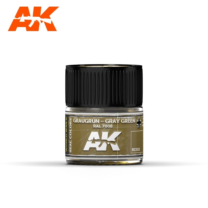 AK Real Colors RC053 Graugrün-Gray Green RAL 7008
