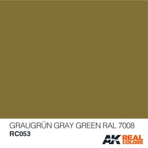 AK Real Colors RC053 Graugrün-Gray Green RAL 7008 – Obrázok 2