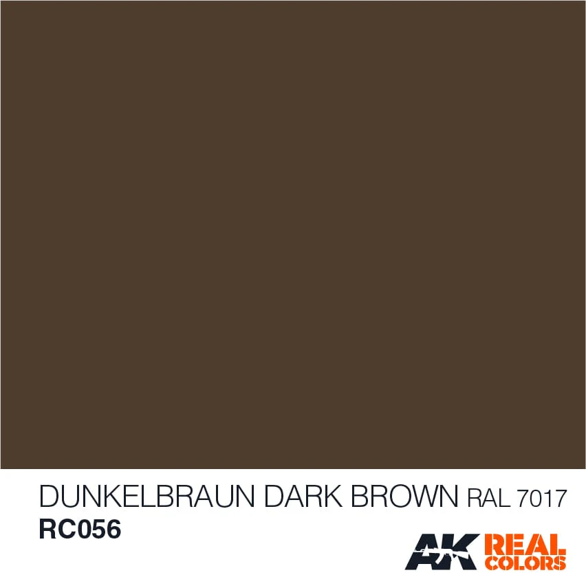AK Real Colors RC056 Dunkelbraun-Dark Brown RAL 7017