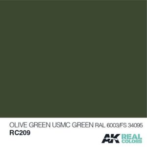 AK Real Colors RC209 Olive Green/USMC Green RAL 6003/FS34095 – Obrázok 2