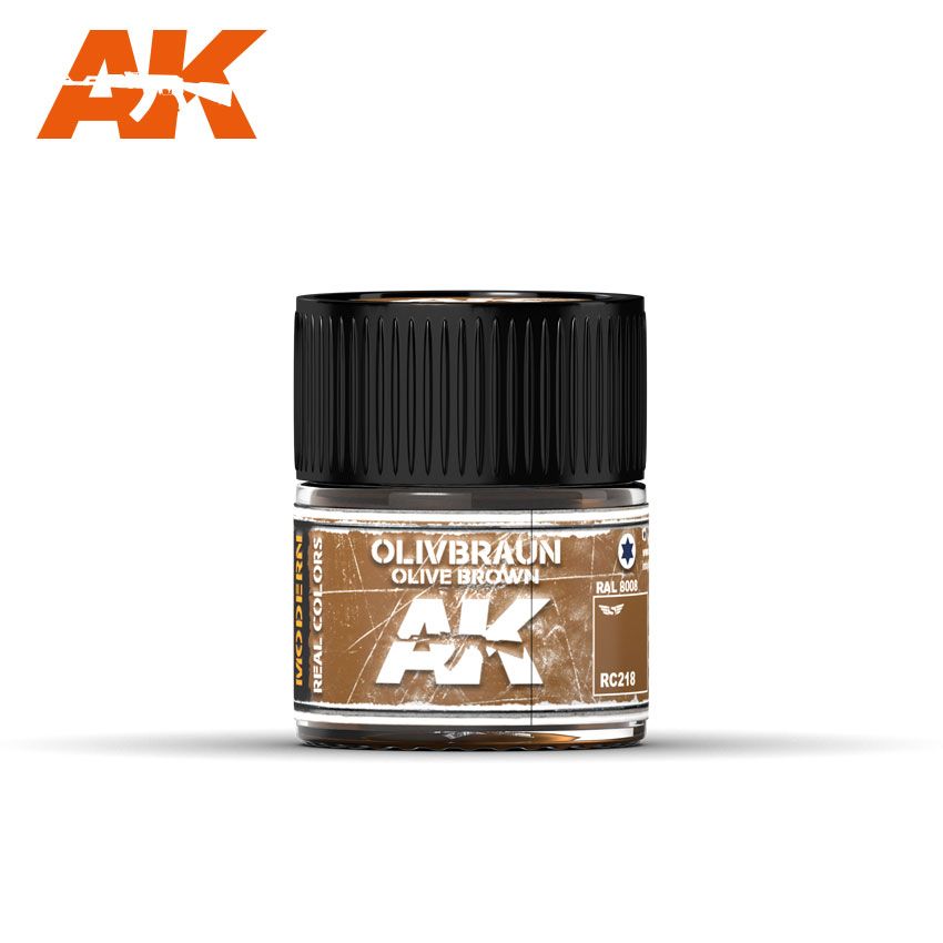 AK Real Colors RC218 Olive Braun-Olive Brown RAL 8008