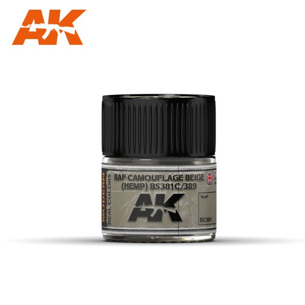 AK Real Colors RC301 RAF Camouflage Beige (HEMP) BS 381C/389