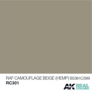 AK Real Colors RC301 RAF Camouflage Beige (HEMP) BS 381C/389 – Obrázok 2