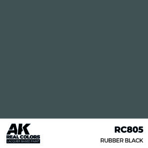 AK Real Colors RC805 Rubber Black – Obrázok 1