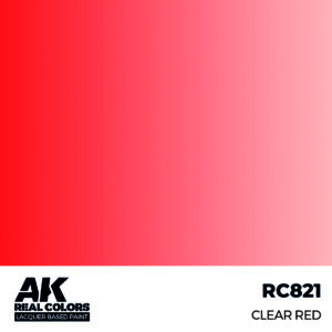 AK Real Colors RC821 Clear Red – Obrázok 1