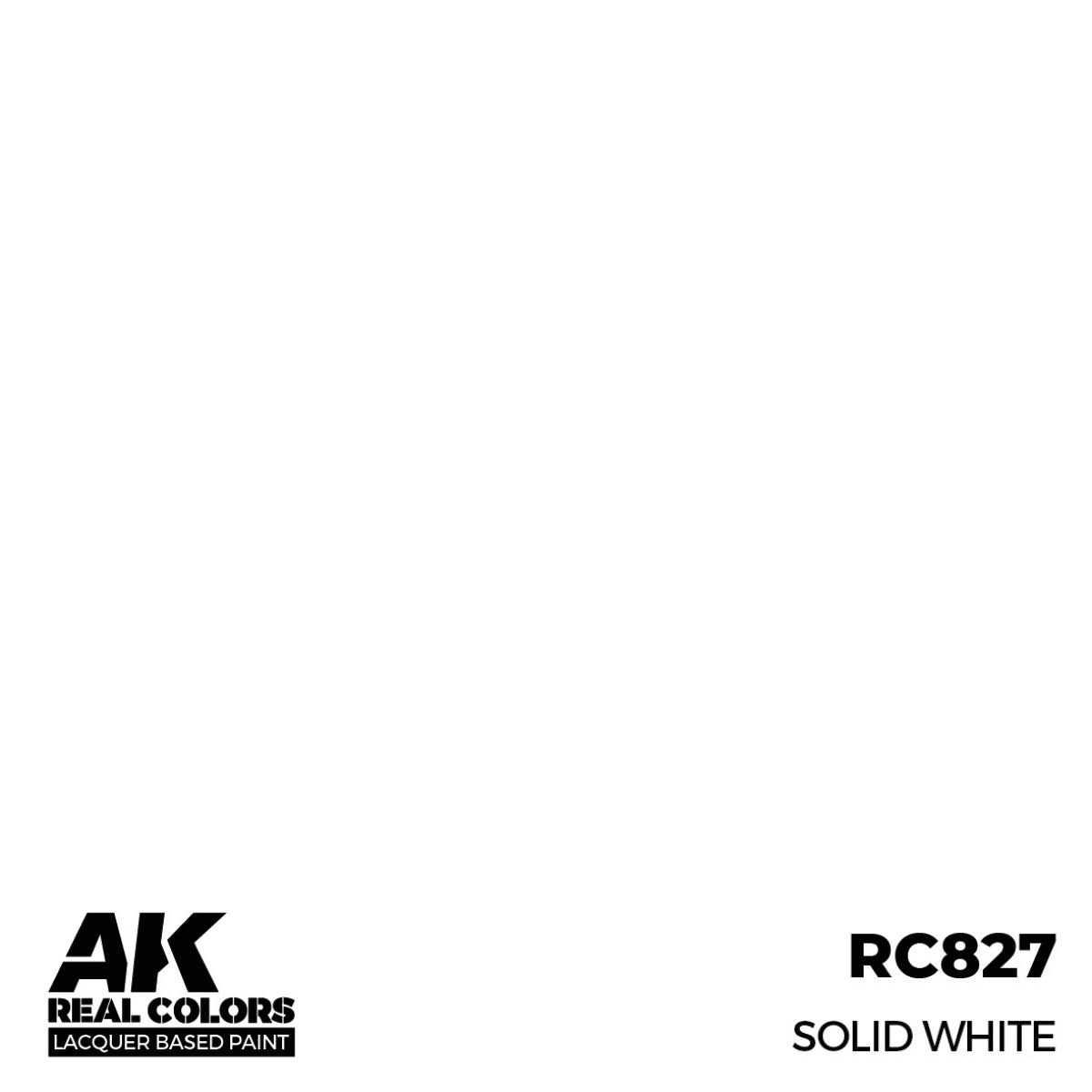 AK Real Colors RC827 Solid White