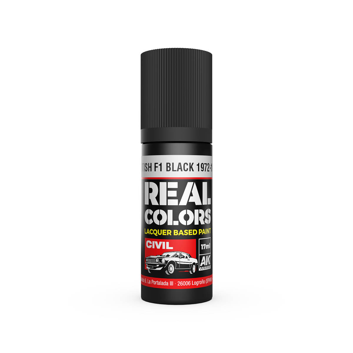 AK Real Colors RC828 British F1 Black 1972-1986