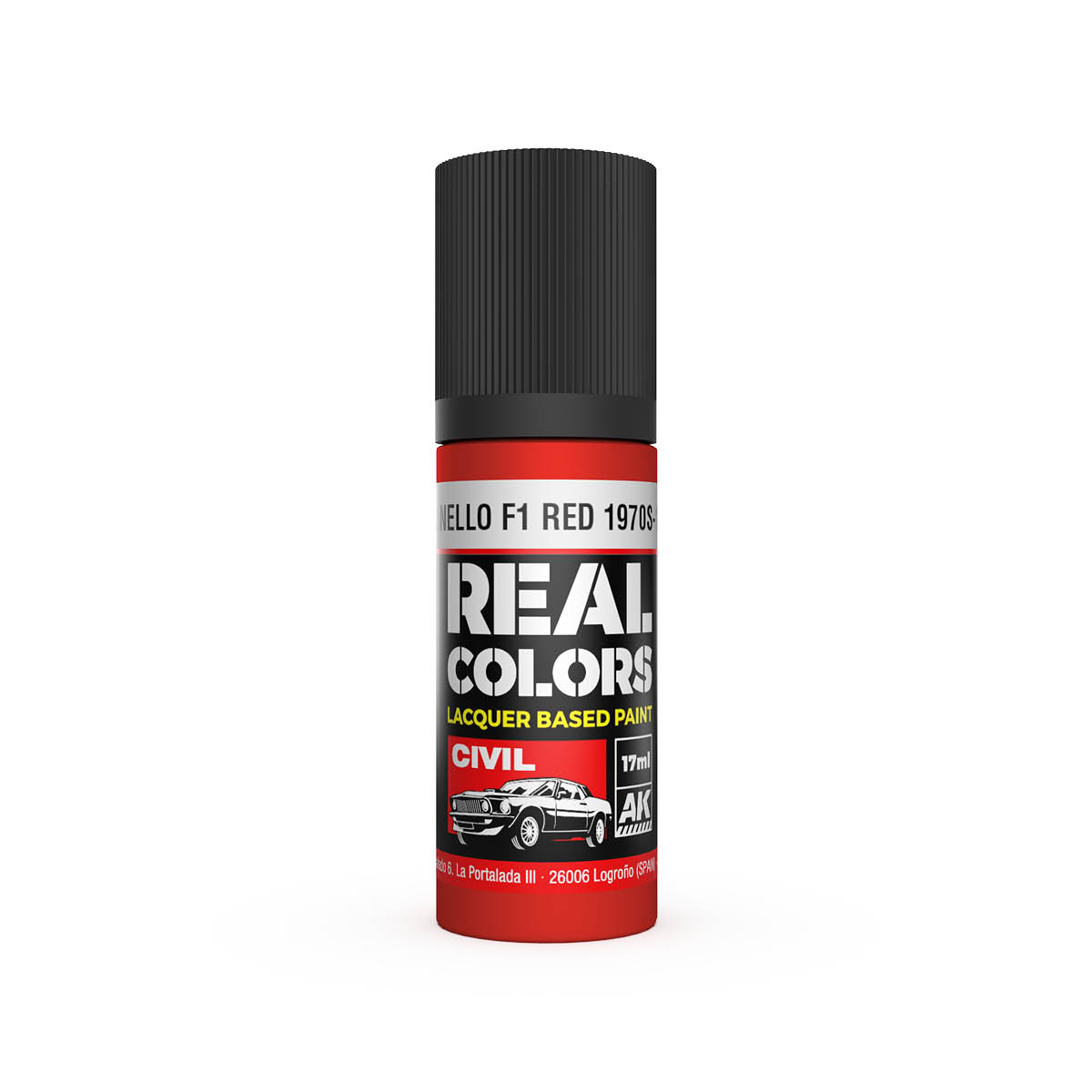 AK Real Colors RC833 Maranello F1 Red 1970s-1980s
