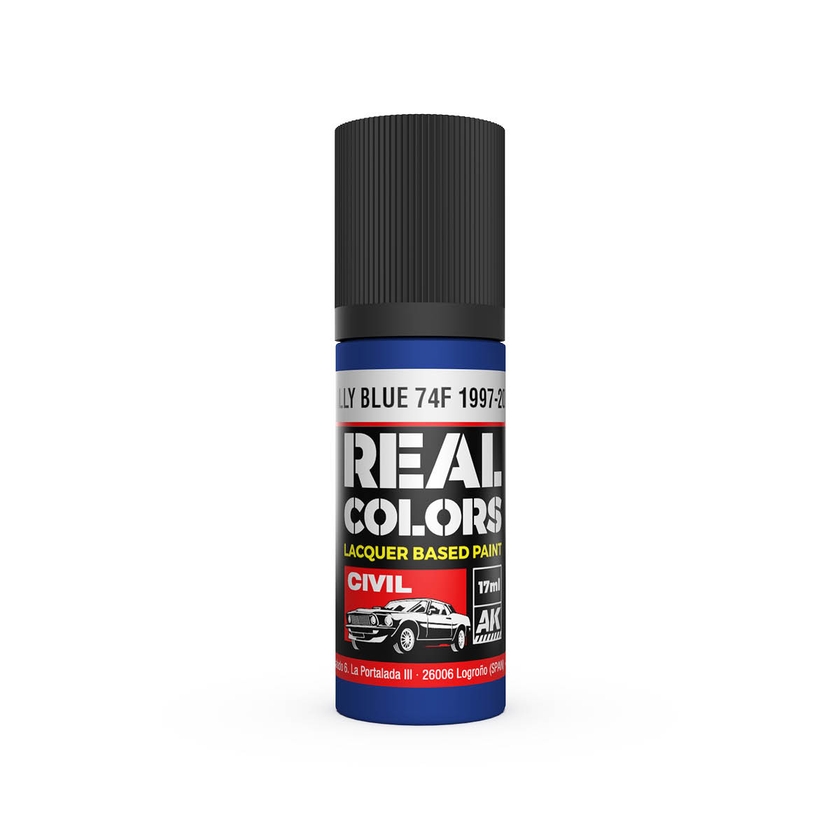 AK Real Colors RC845 Rally Blue 74F 1997-2002