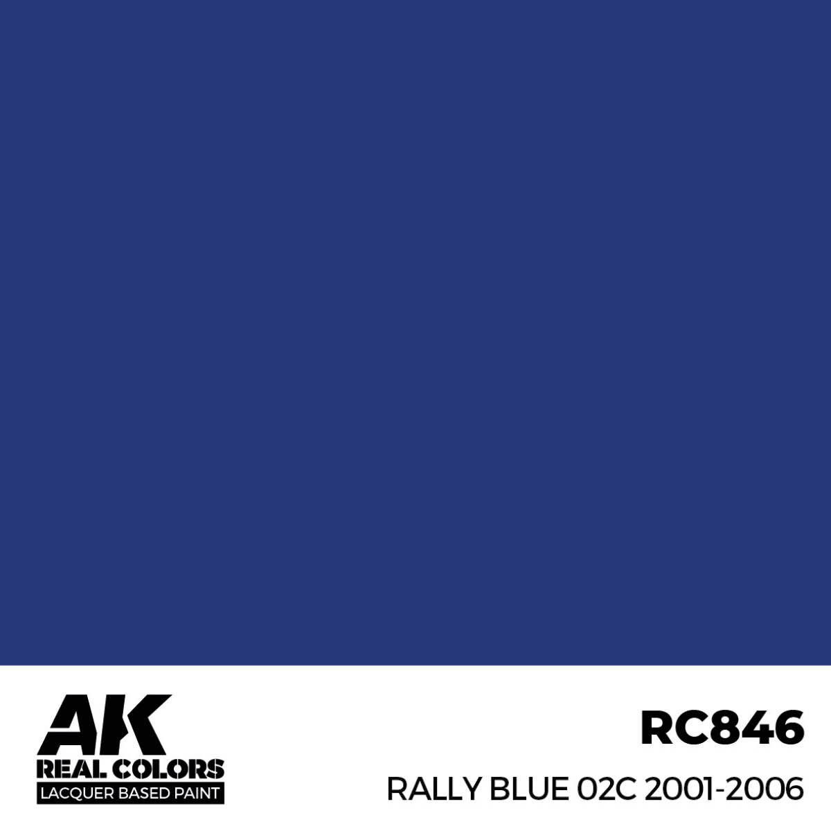 AK Real Colors RC846 Rally Blue 02C 2001-2006