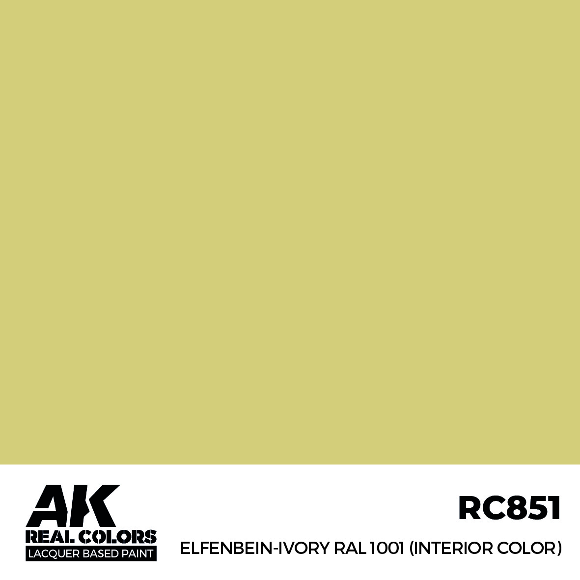 AK Real Colors RC851 Elfenbein-Ivory(Interior Color)
