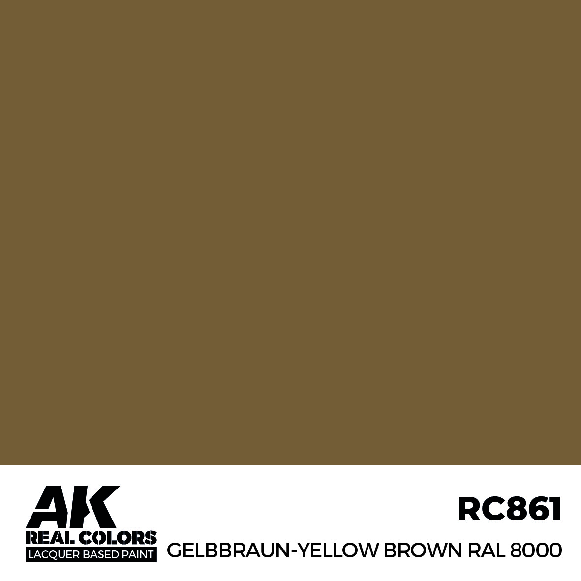 AK Real Colors RC861 Gelbraun-Yellow Brown