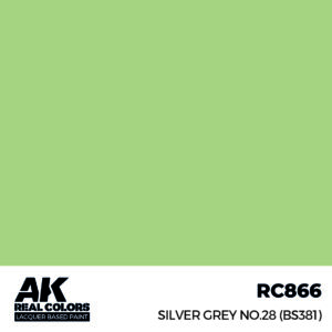 AK Real Colors RC866 Silver Grey No.28 (BS381) – Obrázok 1