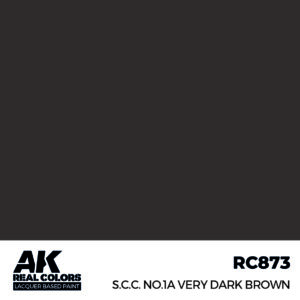 AK Real Colors RC873 S.C.C. No.1A Very Dark Brown – Obrázok 1