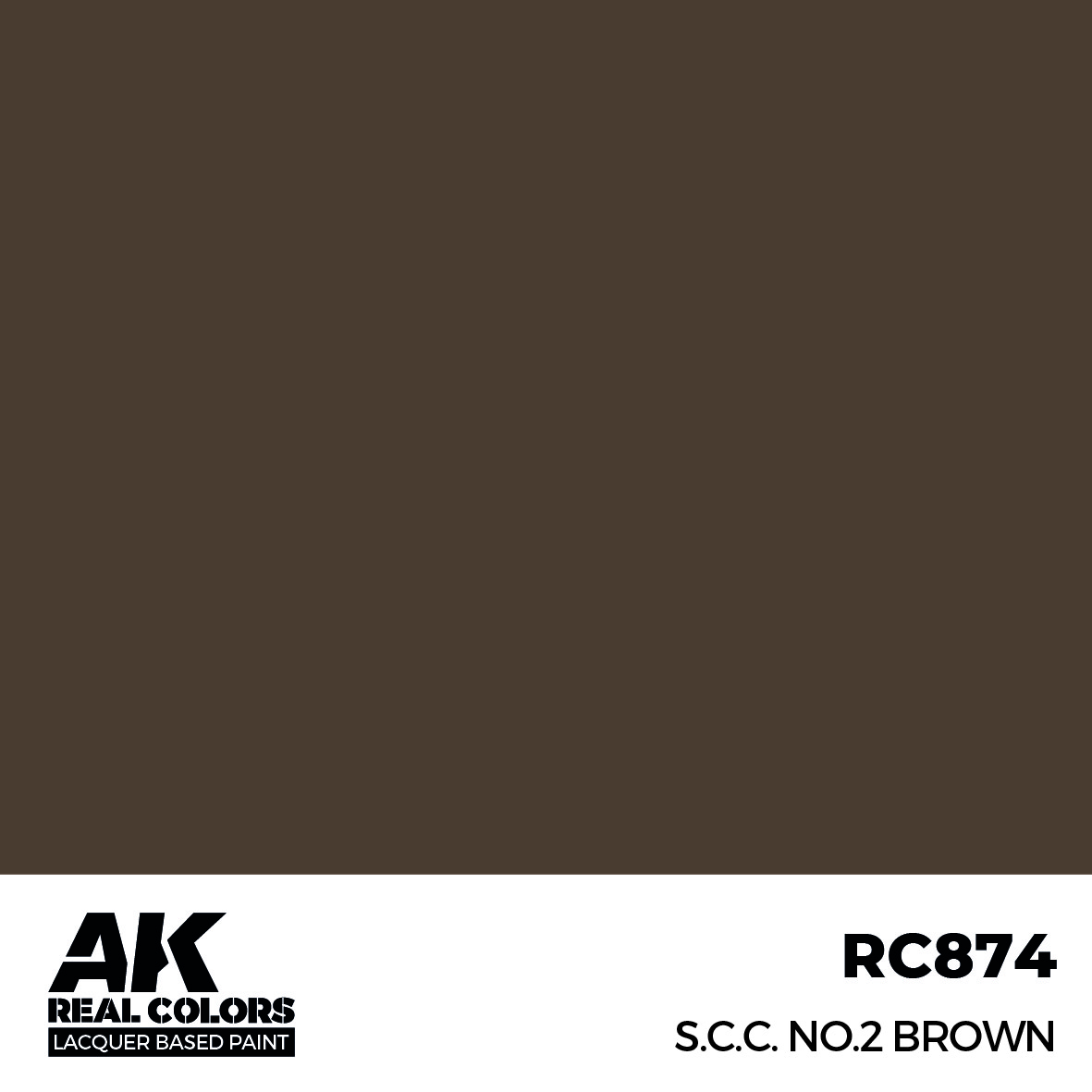 AK Real Colors RC874 S.C.C. No.2 Brown