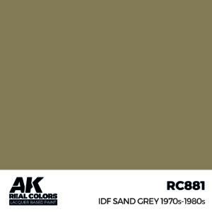 AK Real Colors RC881 IDF Sand Grey 1970s-1980s – Obrázok 1
