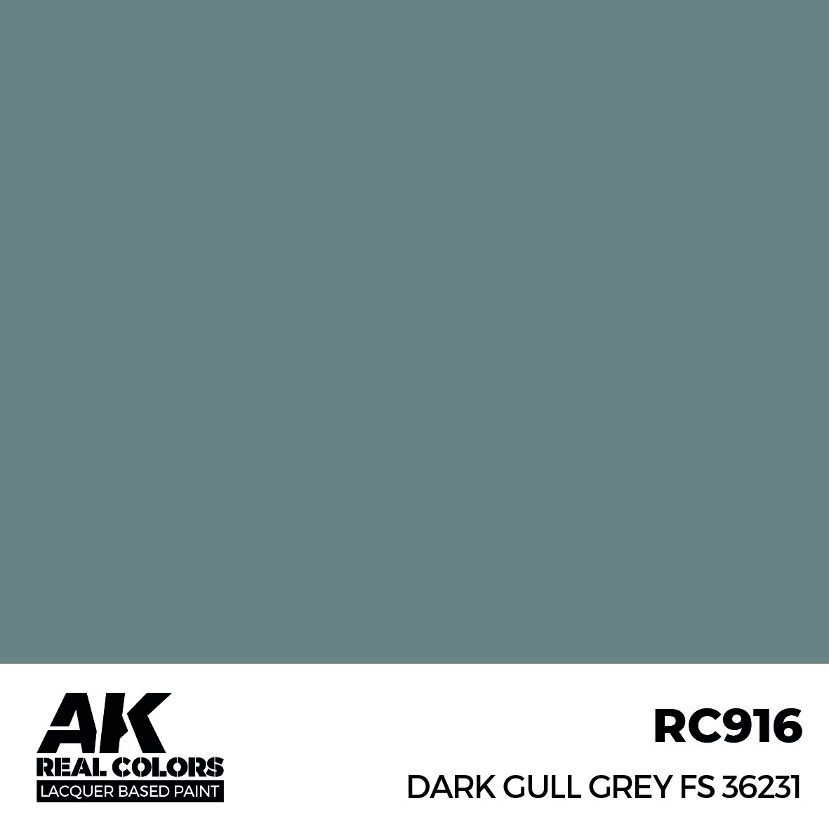 AK Real Colors RC916 Dark Gull Grey
