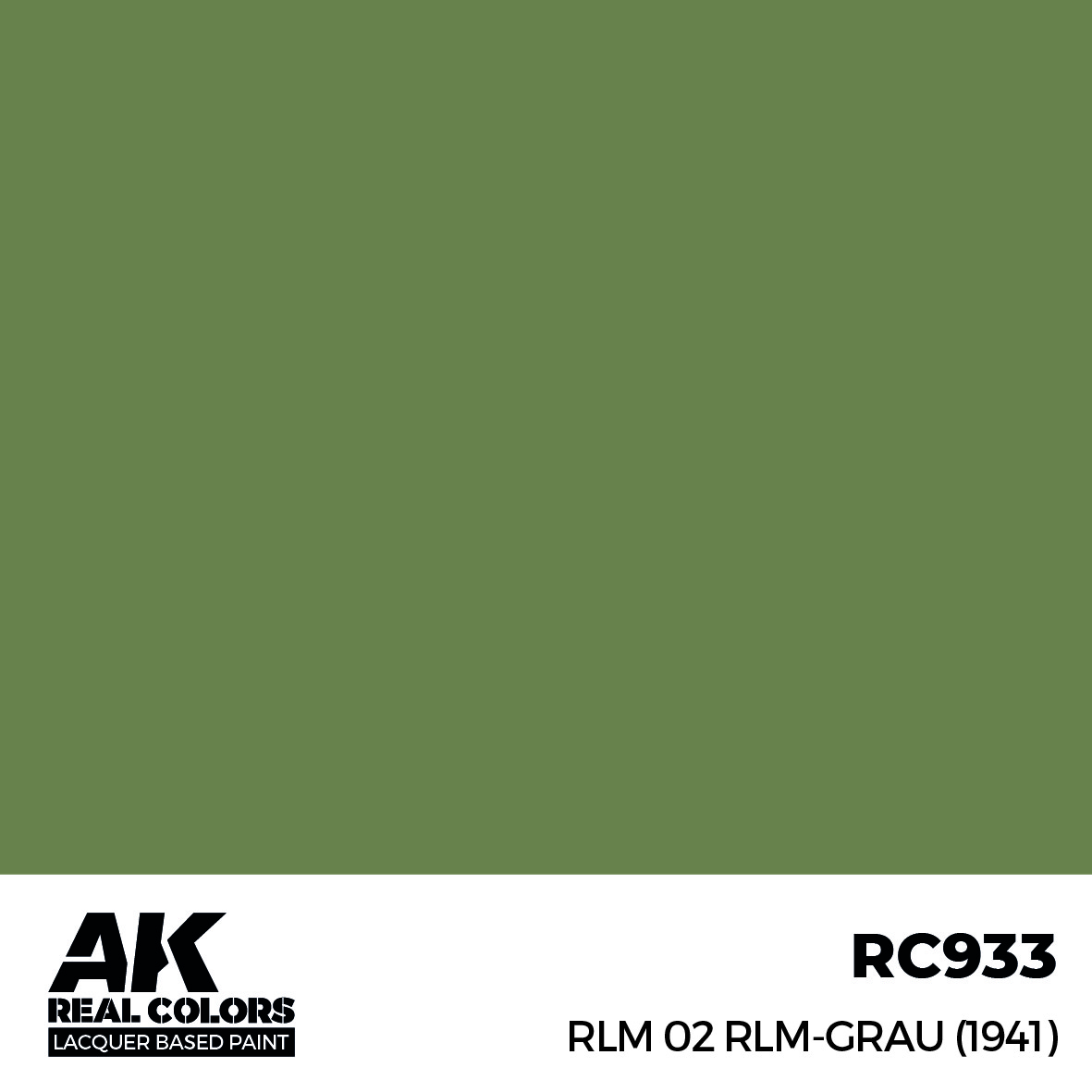 AK Real Colors RC933 RLM 02 RLM-Grau (1941)