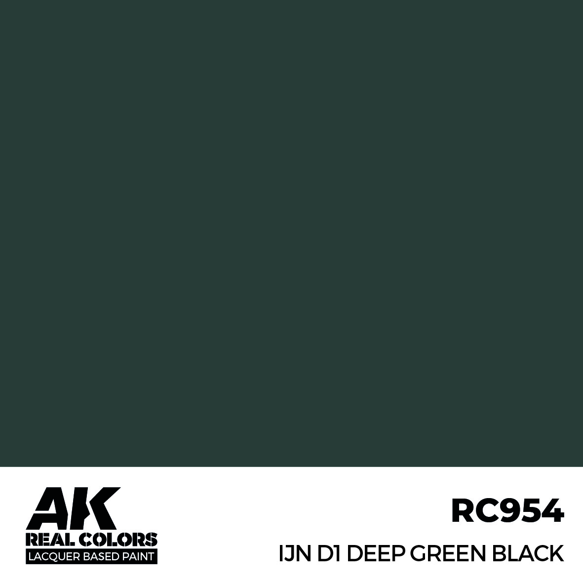 AK Real Colors RC954 IJN D1 Deep Green Black