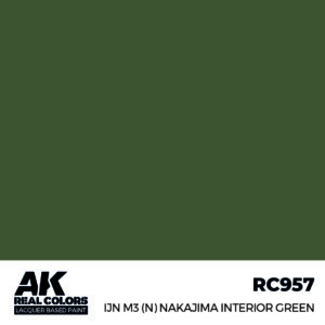 AK Real Colors RC957 IJN M3(N) Nakajima Interior Green – Obrázok 1