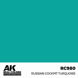 AK Real Colors RC980 Russian Cockpit Turquoise – Obrázok 1