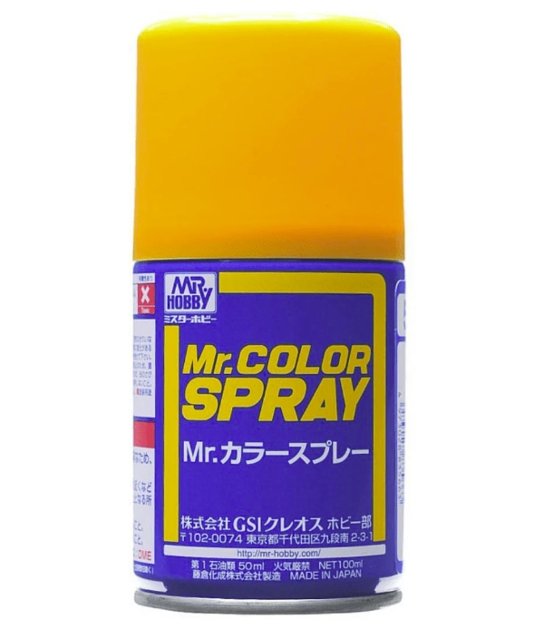 Mr.Color Spray S58 Semi-Gloss Orange Yellow 100ml
