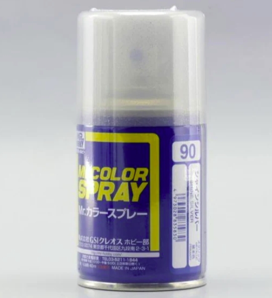 Mr.Color Spray S90 Gloss Metallic Shine Silver 100ml