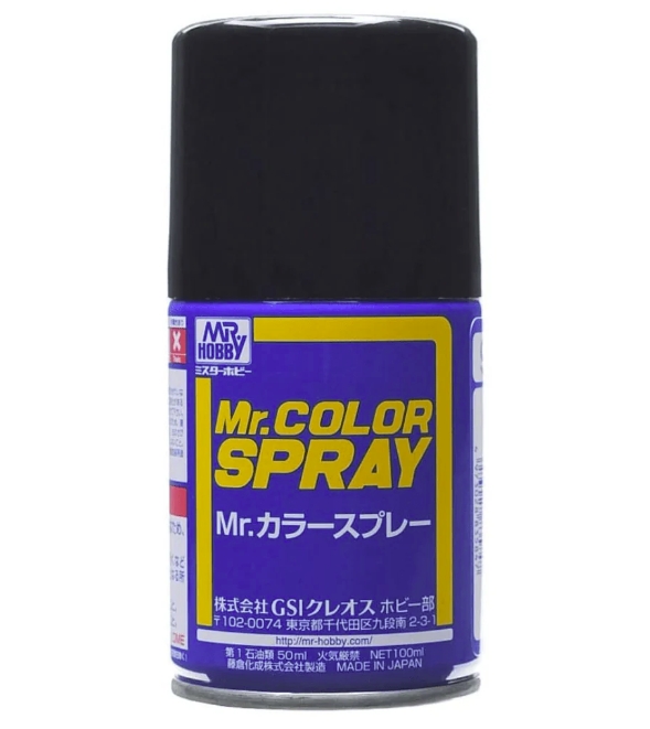 Mr.Color Spray S92 Semi-Gloss Black 100ml