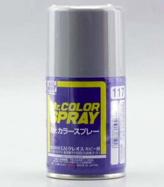 Mr.Color Spray S117 Semi-GlossRLM76 Light Blue 100ml
