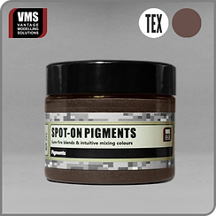 VMS SPOT-ON Weathering Pigments No. 10 Dark Brown Earth TEXTURED