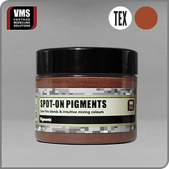 VMS SPOT-ON Weathering Pigments No. 16 Vietnam Red Earth TEXTURED