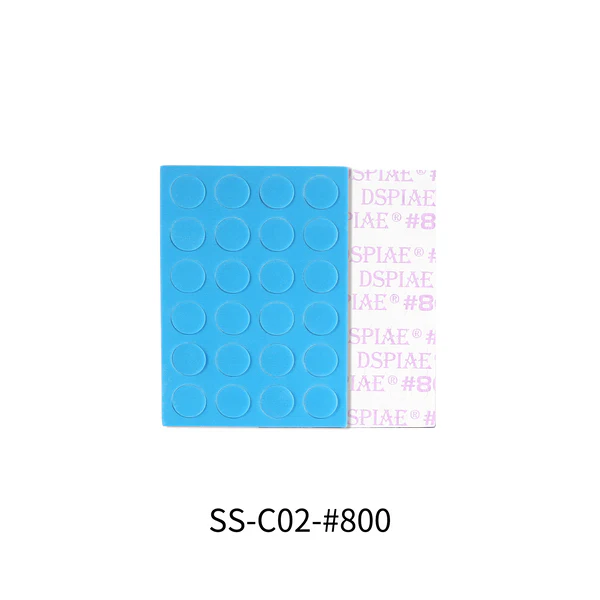 DSPIAE Self Adhesive Sponge Sanding Disc 10mm #800