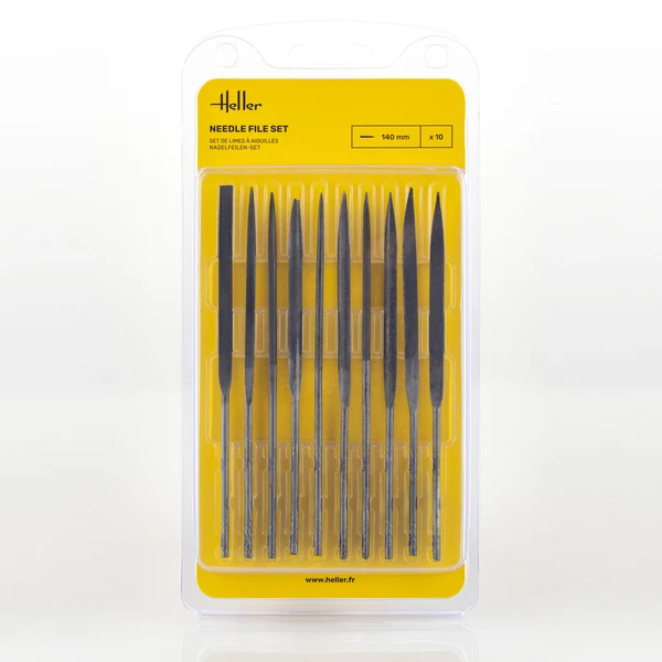 Heller Needle file set (10 pieces)