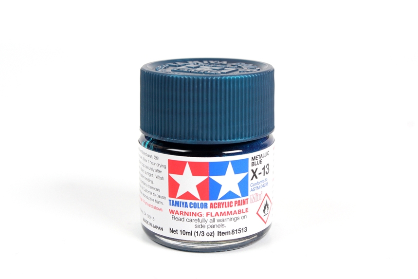 Tamiya Acrylic Mini X-13Metallic Blue (Metallic)