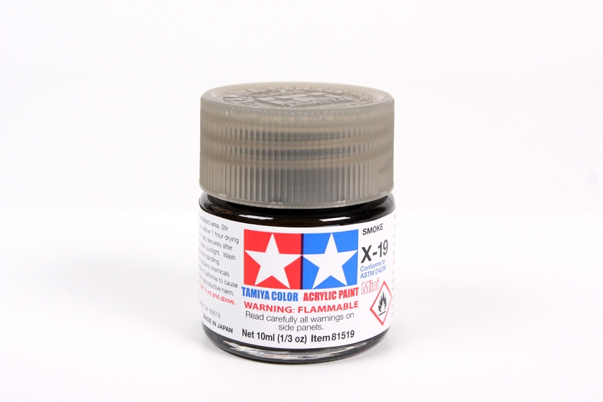 Tamiya Acrylic Mini X-19 Smoke Gloss