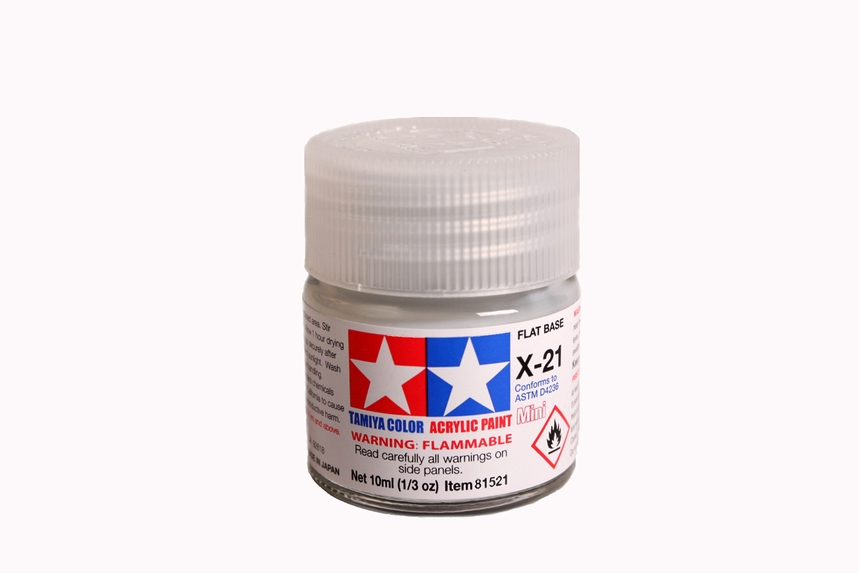Tamiya Acrylic Mini X-21 Flat Base