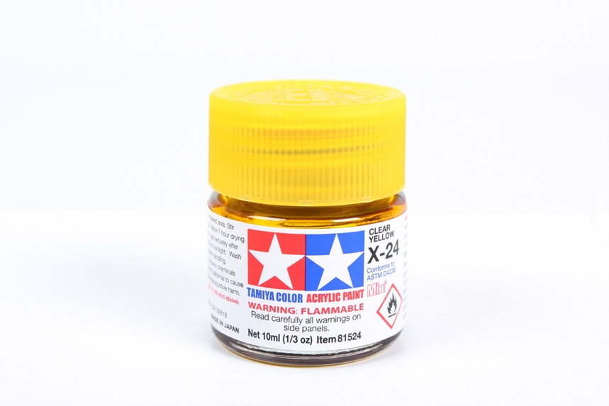 Tamiya Acrylic Mini X-24 Clear Yellow Gloss