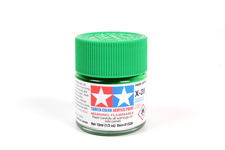 Tamiya Acrylic Mini X-28 Park Green Gloss