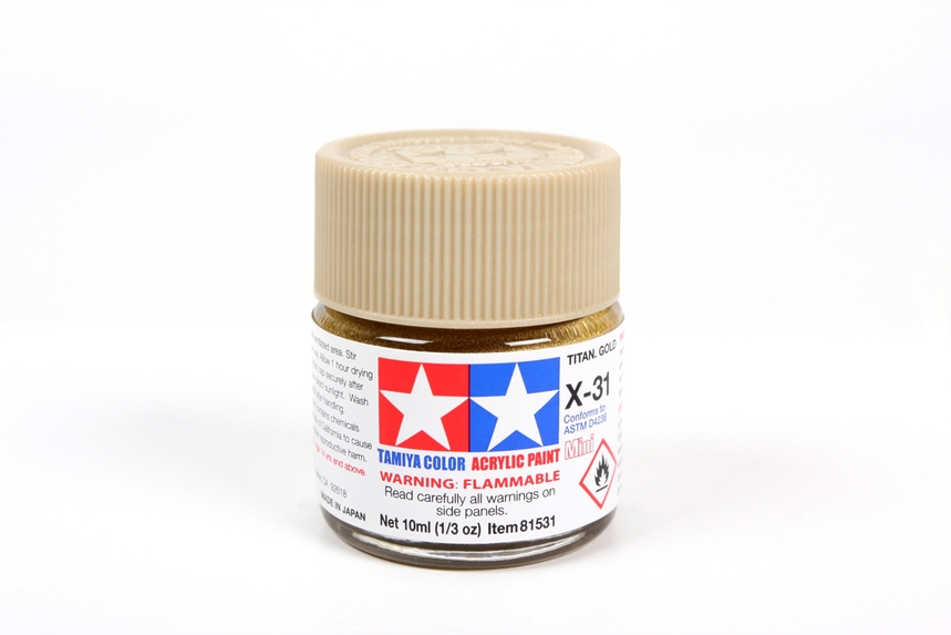 Tamiya Acrylic Mini X-31 Titan Gold