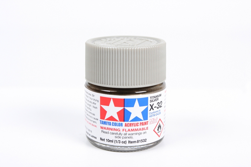 Tamiya Acrylic Mini X-32 Titan Silver
